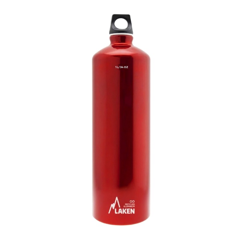 Laken Botella Aluminio Futura 1L Rojo Red