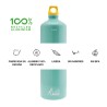 Laken Botella Aluminio Futura 1L Azúl Cielo Light Sky Blue