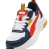 Puma Zapatillas Trinity Lite Blanco Rojo Azúl Amarillo White Fierce Red Persian Blue Yellow Niño