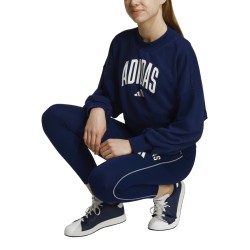 ADIDAS Sudadera Seasonals Essentials Collegiate Typography Crewneck Azul Dark BlueNiño