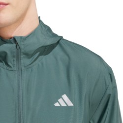 ADIDAS Chaqueta Run it Verde Oscuro Preloved Teal Hombre