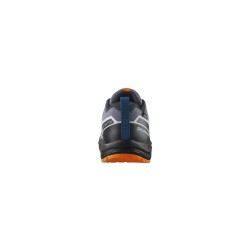 Salomon Zapatillas XA PRO V8 WP J Azúl Naranja Grisaille Dark Blue Turmeric Niño