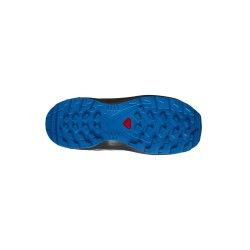 Salomon Bota XA PRO V8 WP J Negro Azúl Black Monument French Blue Niño