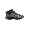 Salomon Bota XA PRO V8 WP J Negro Azúl Black Monument French Blue Niño