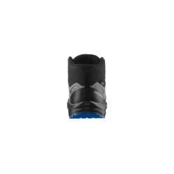 Salomon Bota XA PRO V8 WP J Negro Azúl Black Monument French Blue Niño