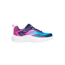 Skechers Zapatillas Microspec Advance Oasis Point Azul Marino Rosa Celeste Multicolor Navy Multi Niño