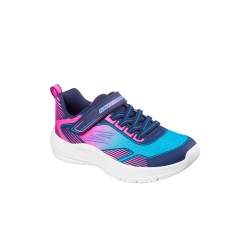 Skechers Zapatillas Microspec Advance Oasis Point Azul Marino Rosa Celeste Multicolor Navy Multi Niño