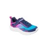 Skechers Zapatillas Microspec Advance Oasis Point Azul Marino Rosa Celeste Multicolor Navy Multi Niño