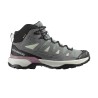 Salomon Bota X Ultra 360 LTR Mid GTX Gris Violeta Verde Pastel Green Milieu Sedona Sage Nirvana Mujer