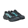 Salomon Zapatillas Alphaglide GTX Gris Azul Oscuro Celeste Turbulence Aruba Blue Dark Navy Mujer