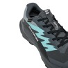 Salomon Zapatillas Alphaglide GTX Gris Azul Oscuro Celeste Turbulence Aruba Blue Dark Navy Mujer