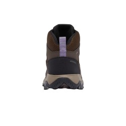 Columbia Bota Strata Trail Mid WP Marrón Purple Cordovan Mujer