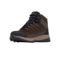 Columbia Bota Strata Trail Mid WP Marrón Purple Cordovan Mujer