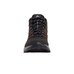 Columbia Bota Strata Trail Mid WP Marrón Purple Cordovan Mujer