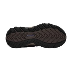 Columbia Bota Strata Trail Mid WP Marrón Purple Cordovan Mujer