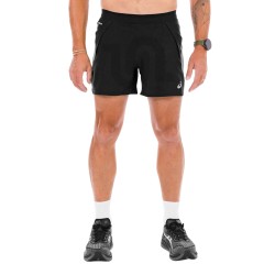 Asics Pantalón Corto Road 5In Negro Black Grey Hombre