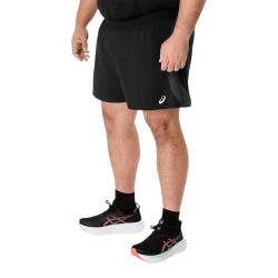 Asics Pantalón Corto Road 5In Negro Black Grey Hombre