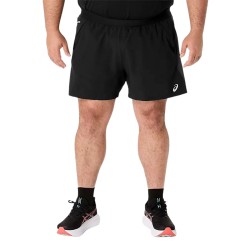 Asics Pantalón Corto Road 5In Negro Black Grey Hombre