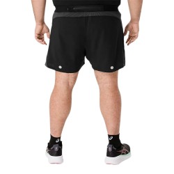 Asics Pantalón Corto Road 5In Negro Black Grey Hombre