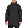 +8000 Chaqueta Fibras Impermeable Paros Negro Black Hombre