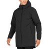 +8000 Chaqueta Fibras Impermeable Paros Negro Black Hombre