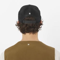 Salomon Gorra Logo Trucker Negro Deep Black Unisex