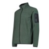 Campagnolo Chaqueta Polar de punto jacquard Knit-Tech fleece Verde Musk Hombre