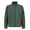 Campagnolo Chaqueta Polar de punto jacquard Knit-Tech fleece Verde Musk Hombre