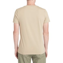 Timberland Camiseta Tree Logo Patch Beige Hombre