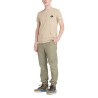 Timberland Camiseta Tree Logo Patch Beige Hombre