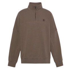Timberland Sudadera 1/4 zip Marrón Brown Hombre