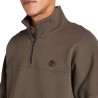 Timberland Sudadera 1/4 zip Marrón Brown Hombre