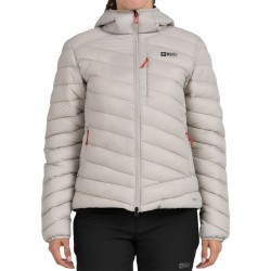 +8000 Chaqueta Fibras Mircela Gris Piedra Stone Mujer