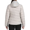 +8000 Chaqueta Fibras Mircela Gris Piedra Stone Mujer