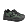 Cetti Zapatillas XL Ante Metal Piombo Verde Gris Mujer