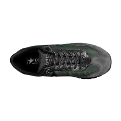 Cetti Zapatillas XL Ante Metal Piombo Verde Gris Mujer