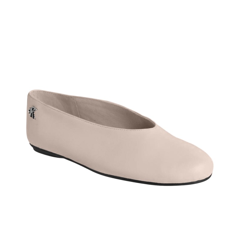 Calvin Klein Manoletina Round Beige Chateau Mujer