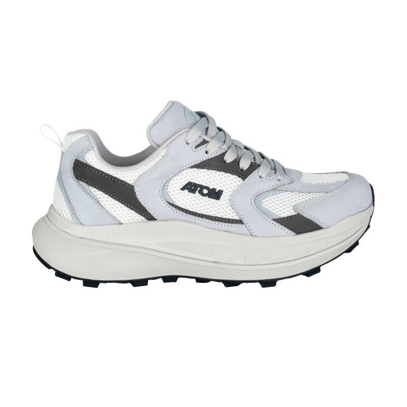 Atom Zapatillas Venture Max Gris Nobuck Crystal Satin Mujer