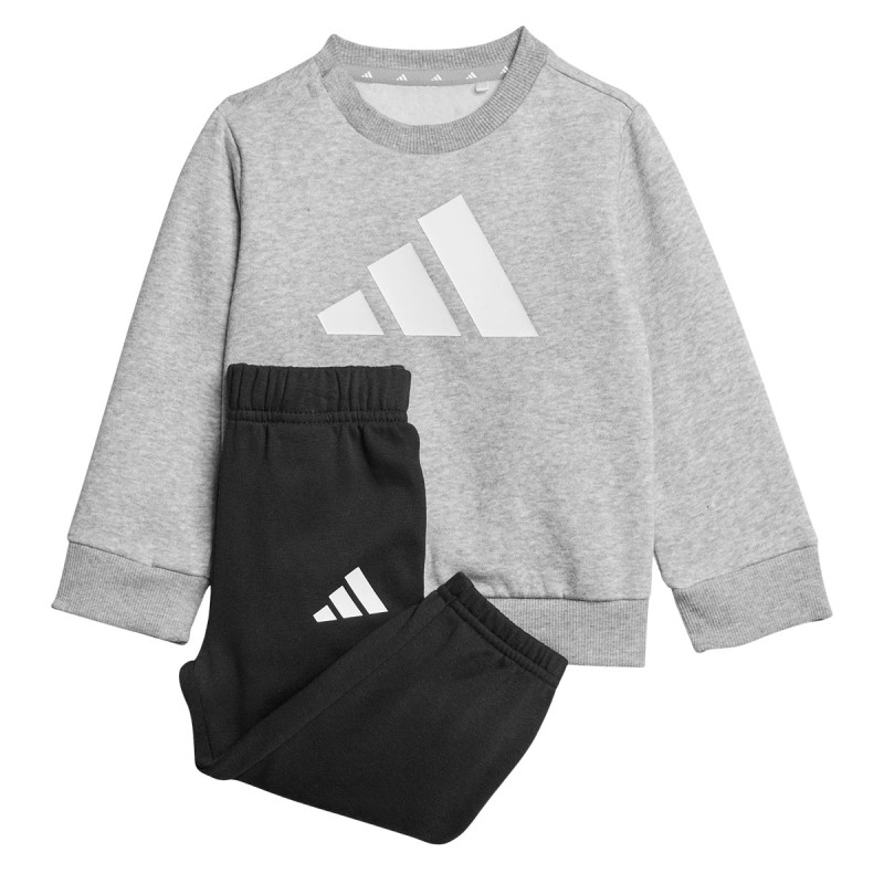 ADIDAS Chándal I BL FL JOG 240 Gris Negro Grey White Niño