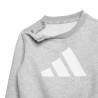 ADIDAS Chándal I BL FL JOG 240 Gris Negro Grey White Niño