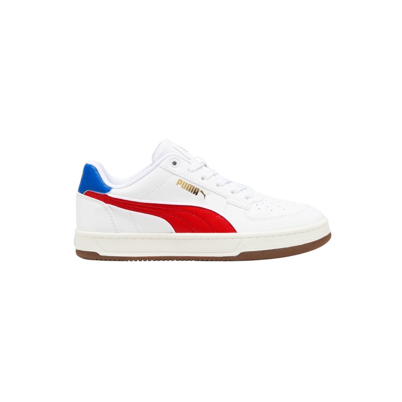 Puma Zapatillas Caven 2.0 Retro JR White Red Gum Blanco Niño