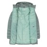 Campagnolo Chaqueta Larga Fibras Zip Hood Verde Jaspeado Jade Mel Mujer