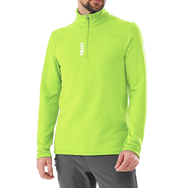 Millet Pull Polar Seneca Fleece Verde Macaw Green Hombre