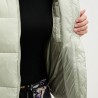 Tommy Hilfiger Abrigo Acolchado Hood Ess Puffer Verde Claro Misty Sage Mujer