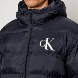 Calvin Klein Chaqueta Fibras Monograma Azul Oscuro Dark Sapphire Hombre