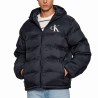 Calvin Klein Chaqueta Fibras Monograma Azul Oscuro Dark Sapphire Hombre