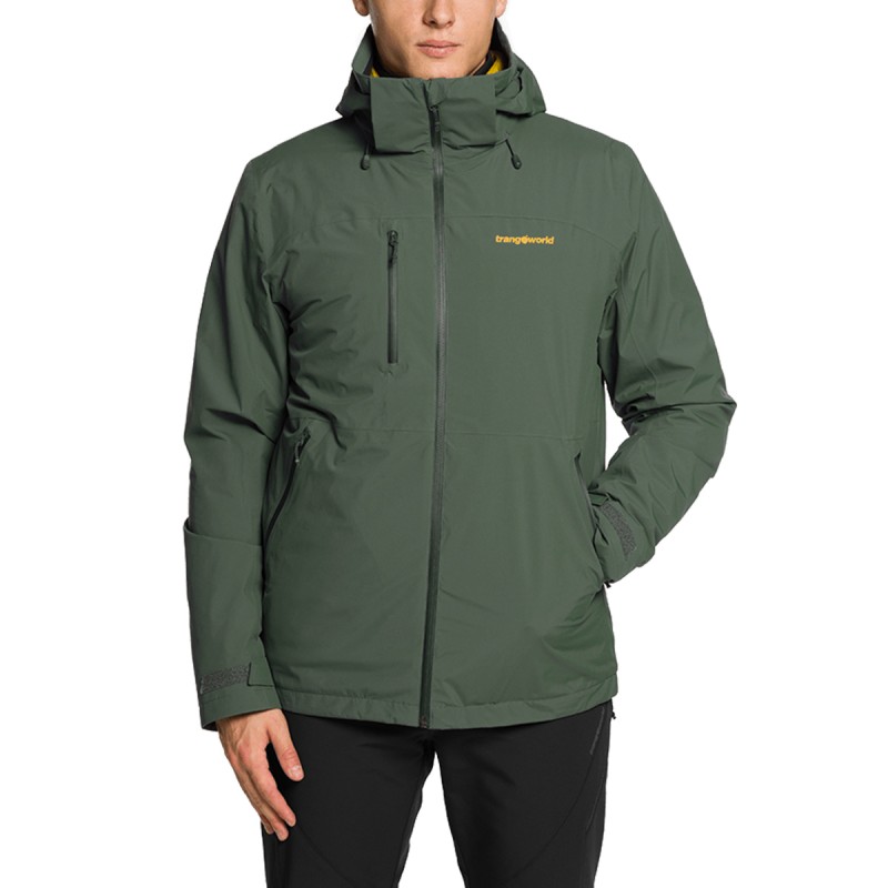 Trangoworld Chaqueta 2 en 1 desmontable Salama Complet Verde Hombre
