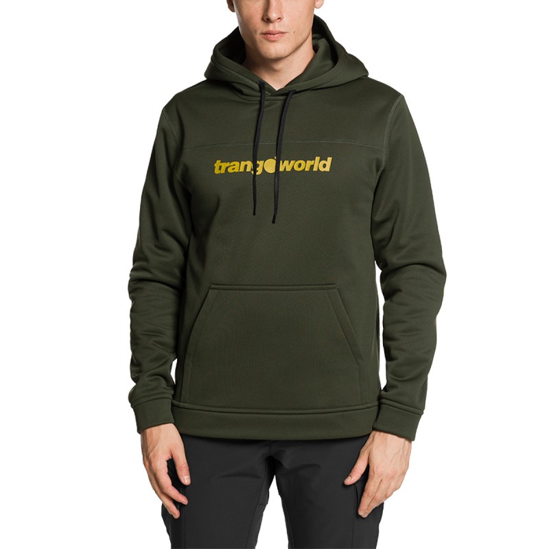 Trangoworld Sudadera Polar Login V02 Verde Olive Branch Hombre