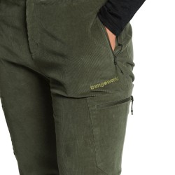 Trangoworld Pantalón Pana Goym ST Verde Deep Depths Hombre