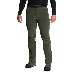 Trangoworld Pantalón Pana Goym ST Verde Deep Depths Hombre